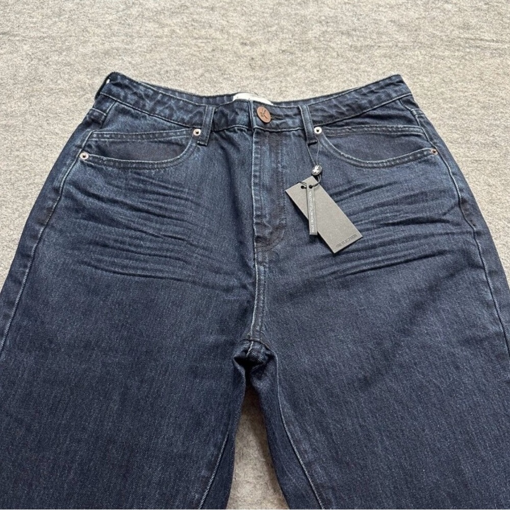 One Teaspoon Jeans Women 31 Fox Black Legend Mom Fit High Waisted